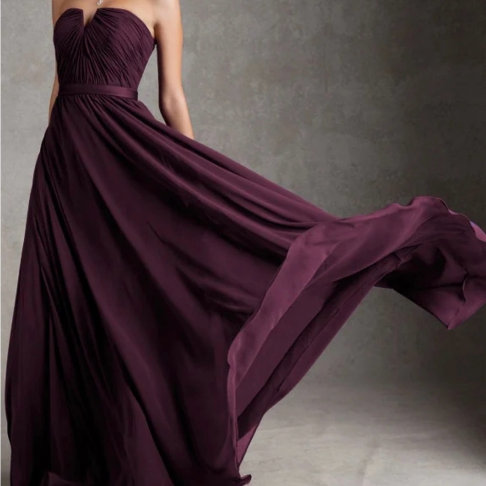 Angelina Faccenda strapless bridesmaid/ prom dress